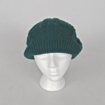 Aris green knit cap