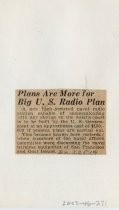 Plans Are More for Big U.S. Radio Plan