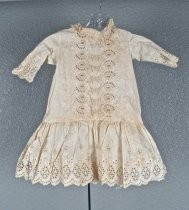 Chilld's cream cotton dress