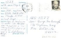 QSL Card to K6JI from WN7YDL