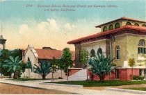 2754--Grammar School, Episcopal Church and Carnegie Library, Los Gatos, California