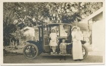 Campen Family with Baker Electric Automobile, C. 1915