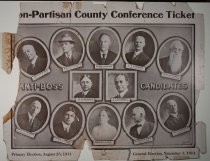 Non-Partisan County Conference Ticket campaign poster