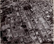 Aerial view of downtown San Jose looking north