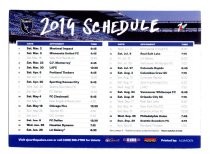 Quakes 2019 Schedule