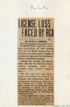 Licenss Loss Faced by RCA