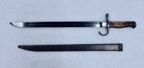 Bayonet with scabbard