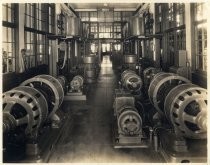 Marsh Station generator room, 1931