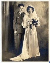 Margarita Lopez and Leonard S. Murillo wedding portrait