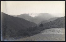 Fire in the hills, taken from Guadalupe, circa 1918