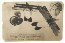 "World's Greatest Aviators Beachy & Francis Playing Leap Frog" postcard