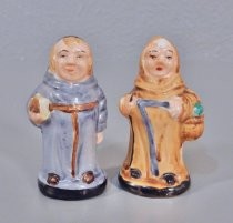 Monks salt & pepper shakers