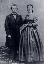 Portrait of Jerome B. & Maggie Ann Cauldwell Fox, 1865