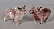 Brahma bulls salt & pepper shakers