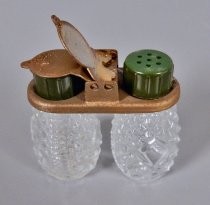 Glass salt & pepper shakers