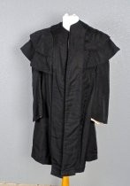 Edwardian black silk coat