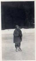 Frances and Ione Welch Skating at Yosemite