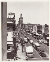 First Street businesses, c. 1941