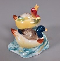 Ducks on waves salt & pepper shakers