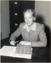 Ella Dettenhamer At Desk