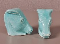 Horse heads salt & pepper shakers