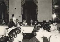 Lee and Marie de Forest at Alumni Dinner, Fanning Refectory, Talladega College