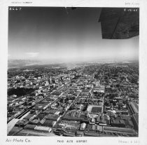 Aerial photograph of downtown San Jose