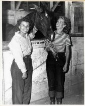 Janet Hickey and Alice Cano at Sheriff's Posse Grounds