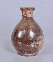 Ceramic wine bottle