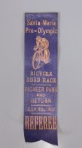 Santa Maria Pre-Olympic Bicycle Road Race Referee's ribbon