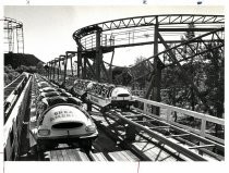 Deserted roller coaster at Great America