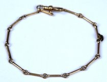 Gold metal bracelet