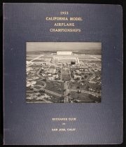 1955 California Model Airplane Championship scrapbook & photo album