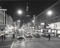 South First Street, looking north from San Fernando, c. 1955