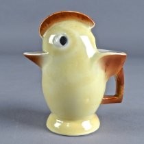 Chicken shaped cream pitcher