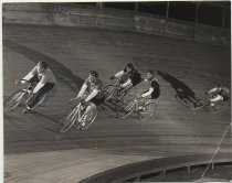 Cyclists on Burbank Track, San Jose (Calif.)