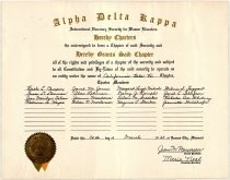 Alpha Delta Kappa California Beta Pi Chapter Charter