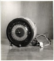 Gear wheels, condensers, parts for Elliott radio time-clock