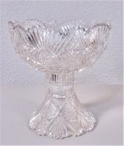 Crystal punch bowl