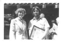 Councilmember Susie Wilson and Bruce Labadie