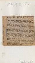 Sues To Save Invention