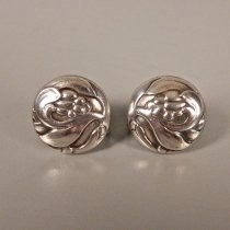 Silver earrings