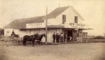 Office of the New Chicago Town Site (Alviso) 1889
