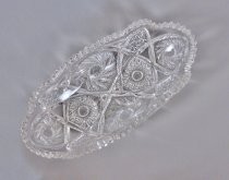 Pressed glass candy dish