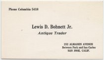 Lewis D. Bohnett, Jr., Antique Trader