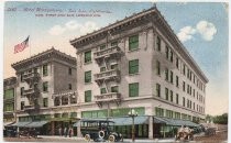 3162--Hotel Montgomery, San Jose, California. Cor. First and San Antonio Sts