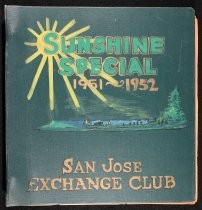 Sunshine Special 1951-1952 scrapbook & photo album