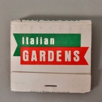 Italian Gardens matchbook