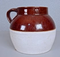 Stoneware bean pot #4