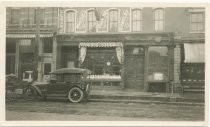 c.1914 Automobile parked in front of 1905 S. W. Eckley store, San Jose, CA (?)